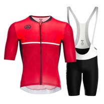 Black and red outlet cycling jersey